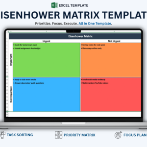 Eisenhower Matrix Excel Template
