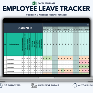 Employee Leave Tracker for Excel
