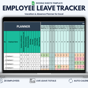 Employee Leave Tracker for Google Sheets