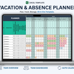 Vacation Planner Excel Template