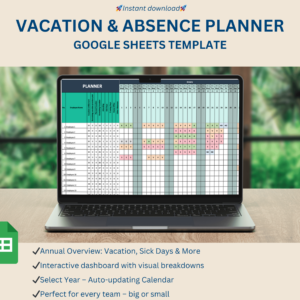 Vacation Planner Google Sheets Template